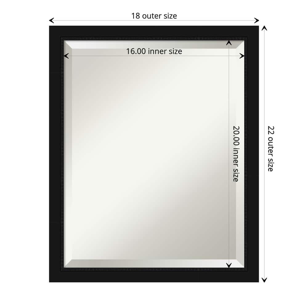 Beveled Bathroom Wall Mirror - Avon Frame