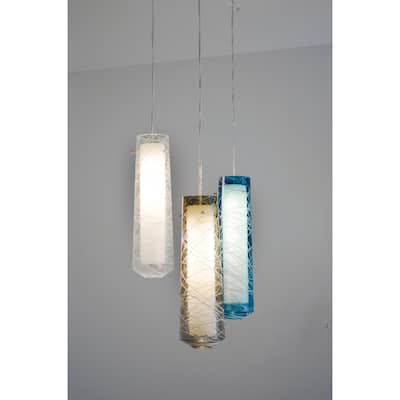 Spun 1-light Satin Nickel 3000K LED Pendant