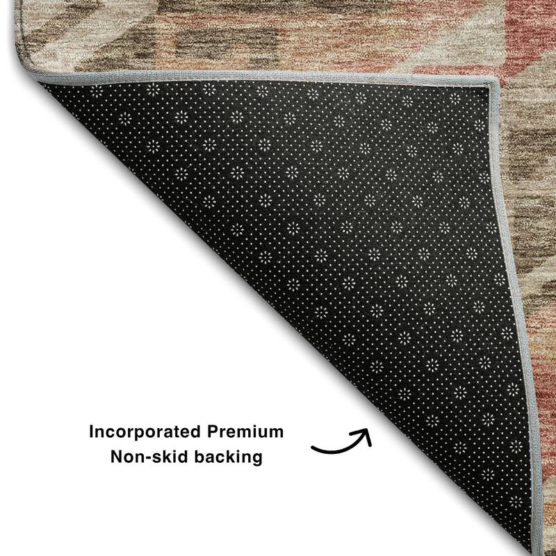Premium Washable Super Soft Boho Tribal Mayfield Rug