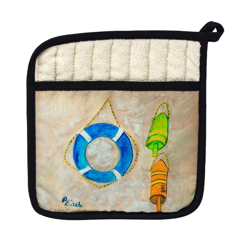 Life Preserver Pot Holder - 9x9