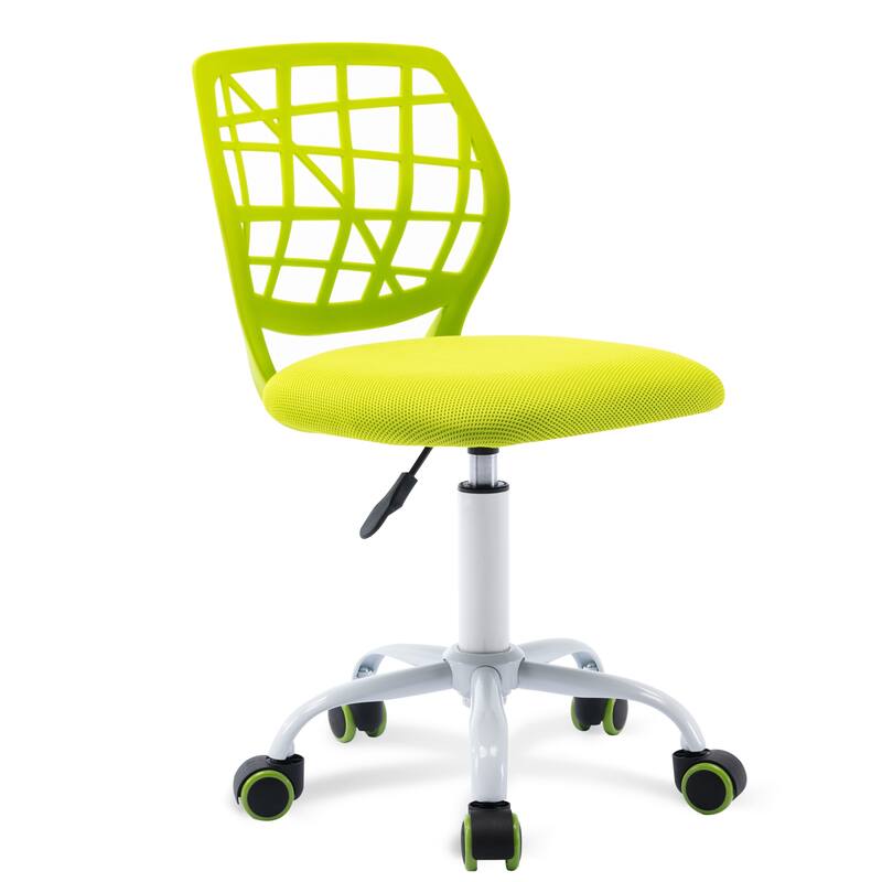 Mesh Ergonomic Swivel Armless Kids Study Chair with Adjustable Height