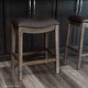preview thumbnail 59 of 98, Maven Lane 31" Adrien Saddle Kitchen Bar Height Stool - N/A