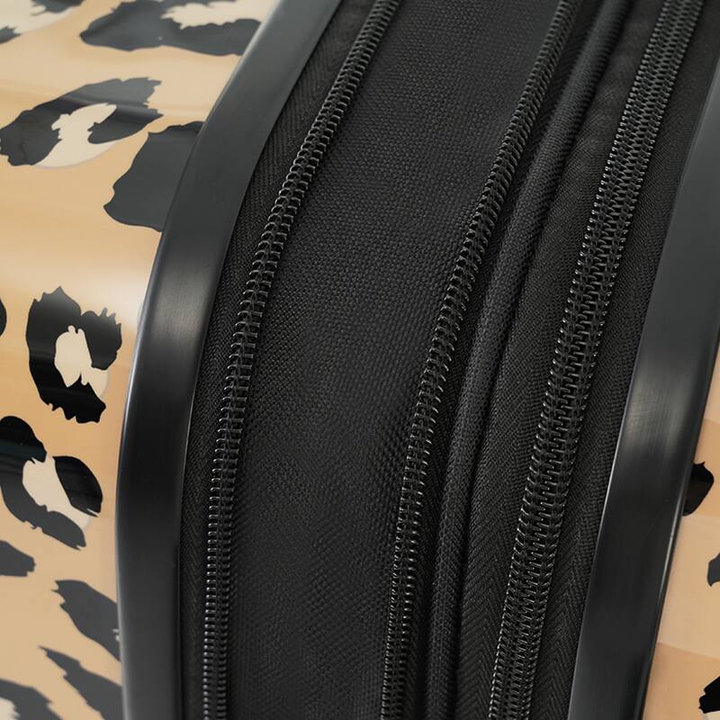 Modern Style 3 Piece Durable Suitcase Set, PC+ABS Hardside Lightweight Luggage with TSA Lock and Spinner Wheels, 20"24"28"