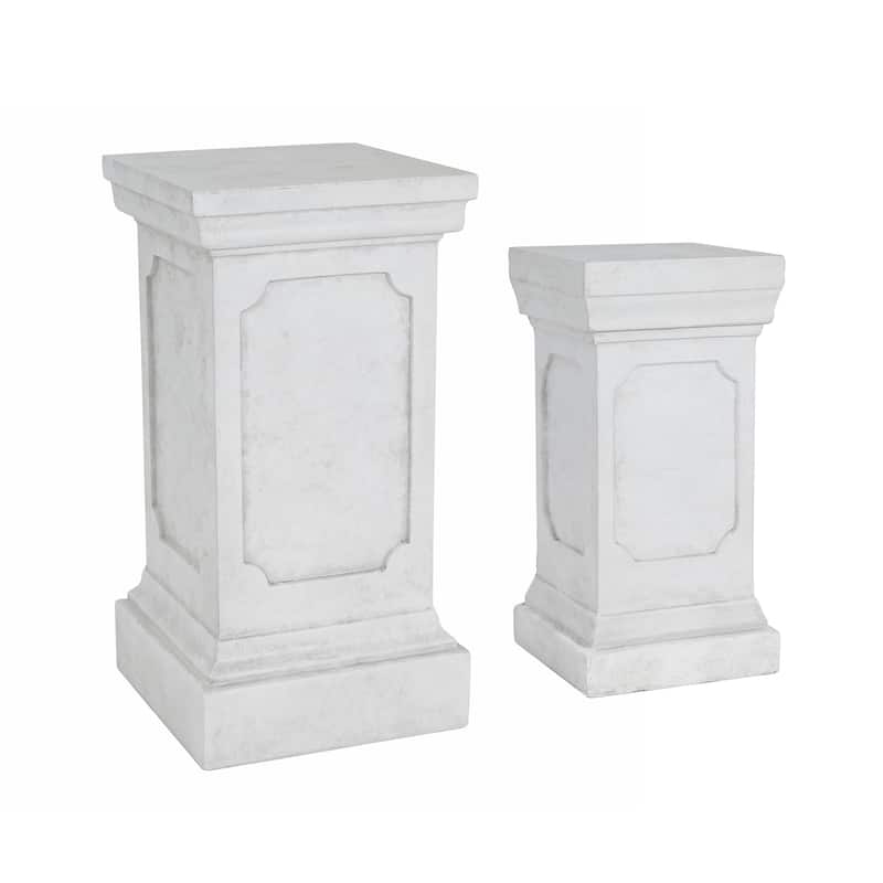 Christopher Knight Home - Hollingsworth Plant Stand with Handcrafted MGO Pedestals (Set of 2)