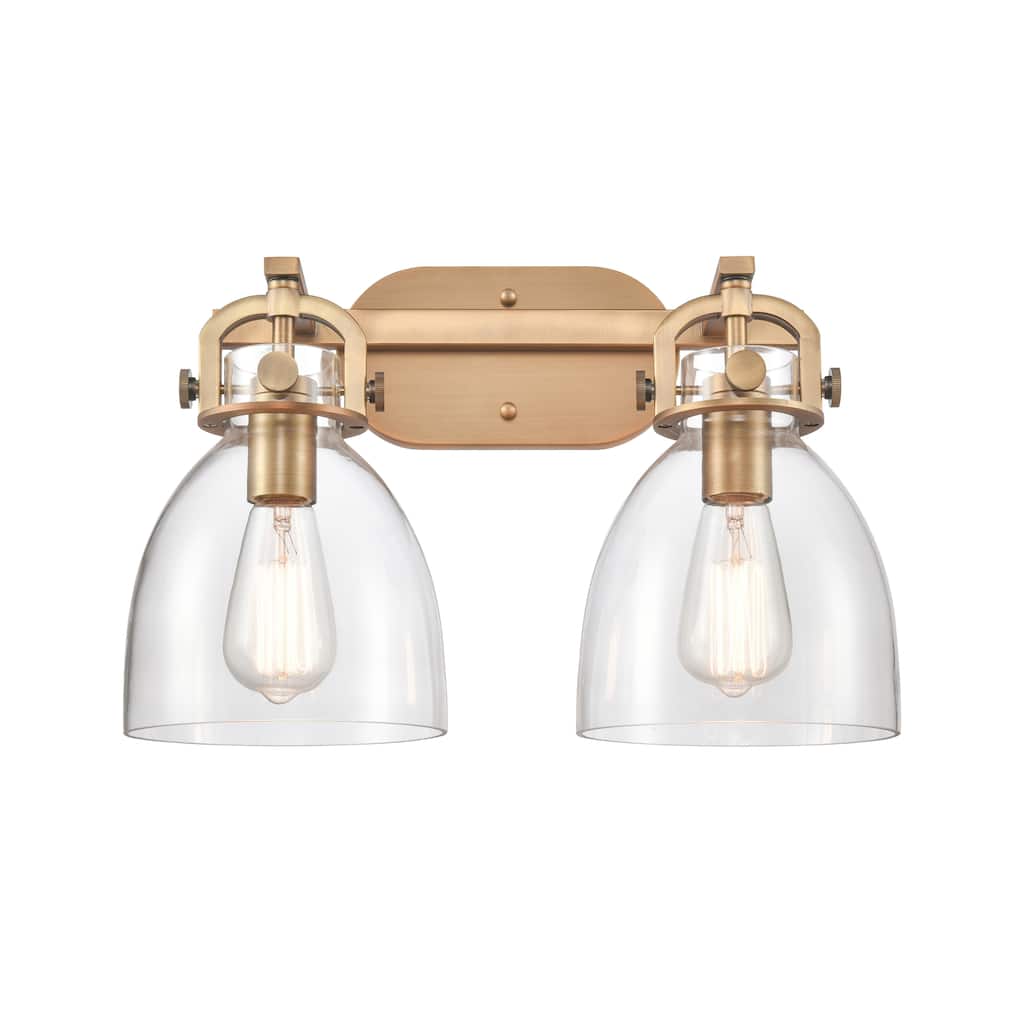Innovations Lighting Newton Bell 2 Light 17" Bath Vanity Light
