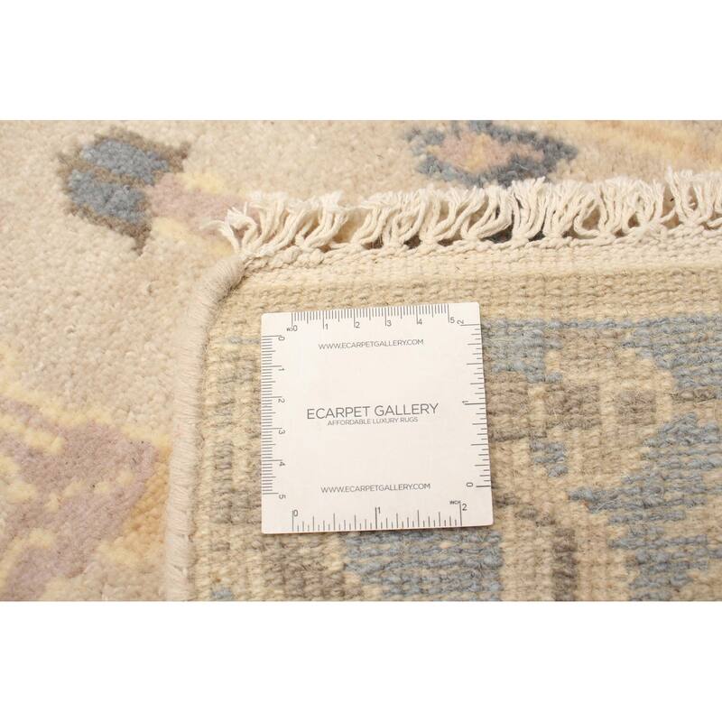 ECARPETGALLERY Hand-knotted Royal Oushak Grey Tip Wool Rug - 2'7 x 9'9