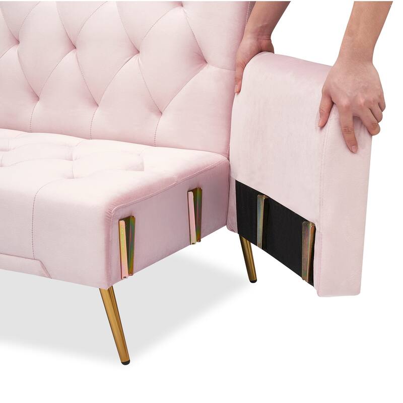 Convertible Double Folding Living Room Sofa Bed