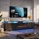 preview thumbnail 6 of 97, 70"/80" Modern Fireplace TV Stand with 36" Electric Fireplace 80" - Black Rock