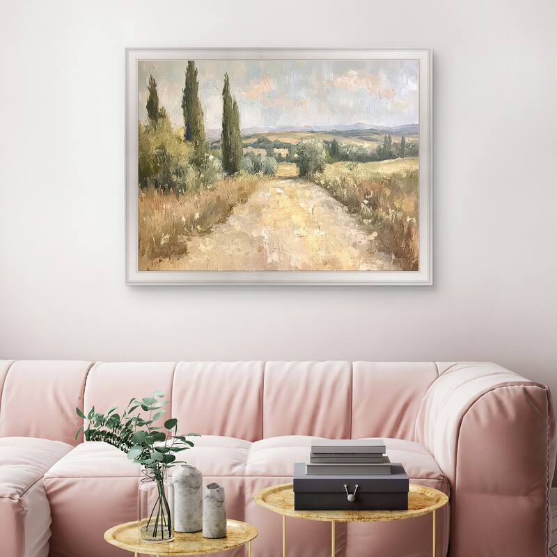Masterpiece Art Gallery| Tall Trees by Petals Prints Design - Framed Canvas Art Print