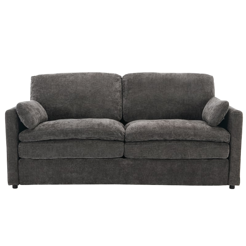 Roomfitters Oversized Upholstered Loveseat Sofa with Plush Double Cushions, Cloud-Inspired Comfy Couch