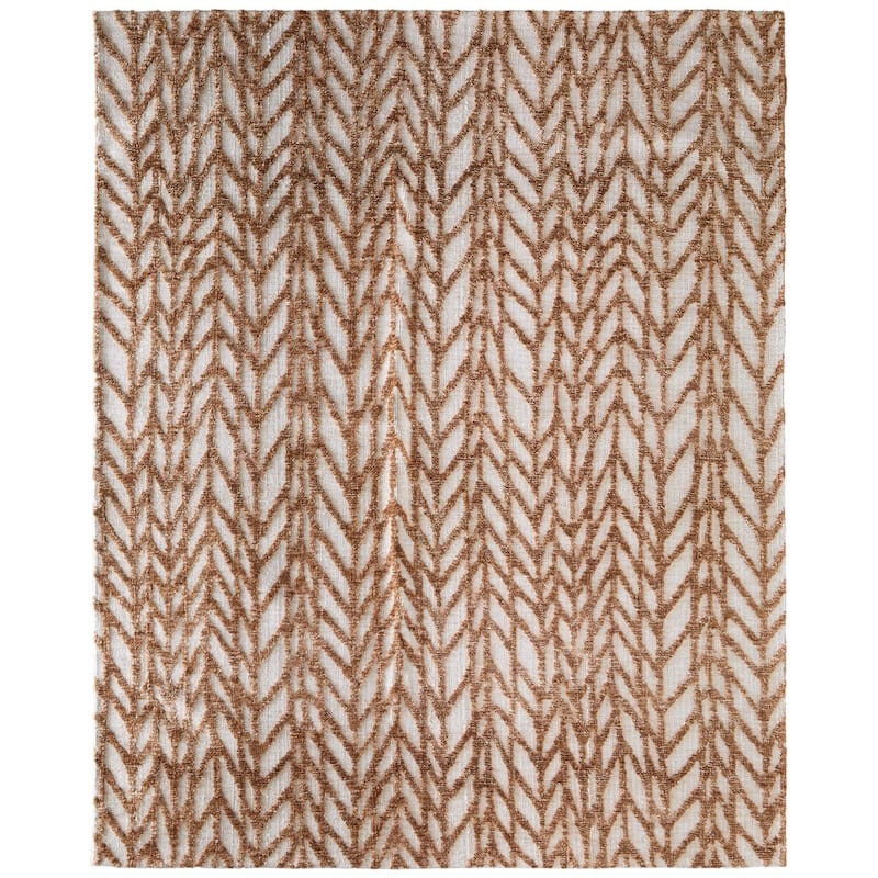 HomeRoots Chevron Bohemian Rectangle Area Rug