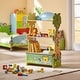preview thumbnail 3 of 11, Fantasy Fields Sunny Safari Kids 3-Tier Bookshelf with Storage Drawer, Animal-Themed Wooden Bookcase for Toddlers and Children