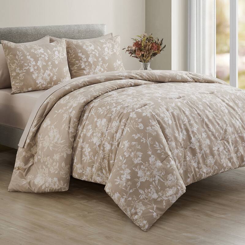 Wonderful Sophia 5-Piece Floral Pattern Comforter Set