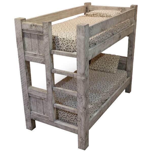 Farmhouse Timber Peg Bunk Bed Bed Bath & Beyond 35356639