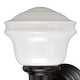 preview thumbnail 7 of 6, Huntley 1-Light 6.75 in. W Oil Rubbed Bronze Bathroom Vanity Lighting Fixture White Schoolhouse Glass Globe, Wall Mounted Sconce