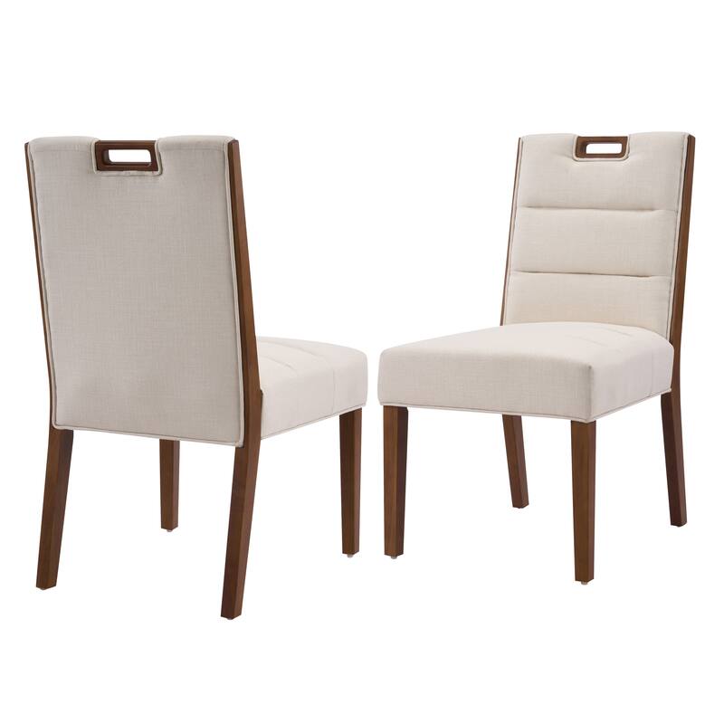Christopher Knight Home - Modern Wooden Upholstered Dining Chair Set