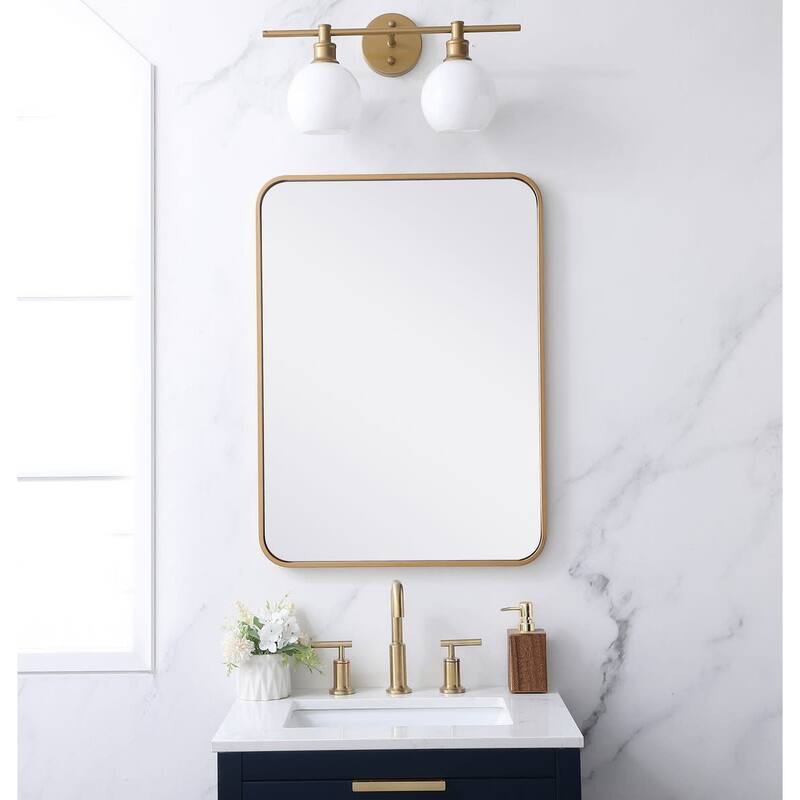 Elegant Lighting MR802230 Evermore 22" W x 30" H Contemporary