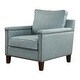 preview thumbnail 2 of 5, Uttermost Charlotta 31 Inch Wide Wood Frame Accent Chair with Nailhead