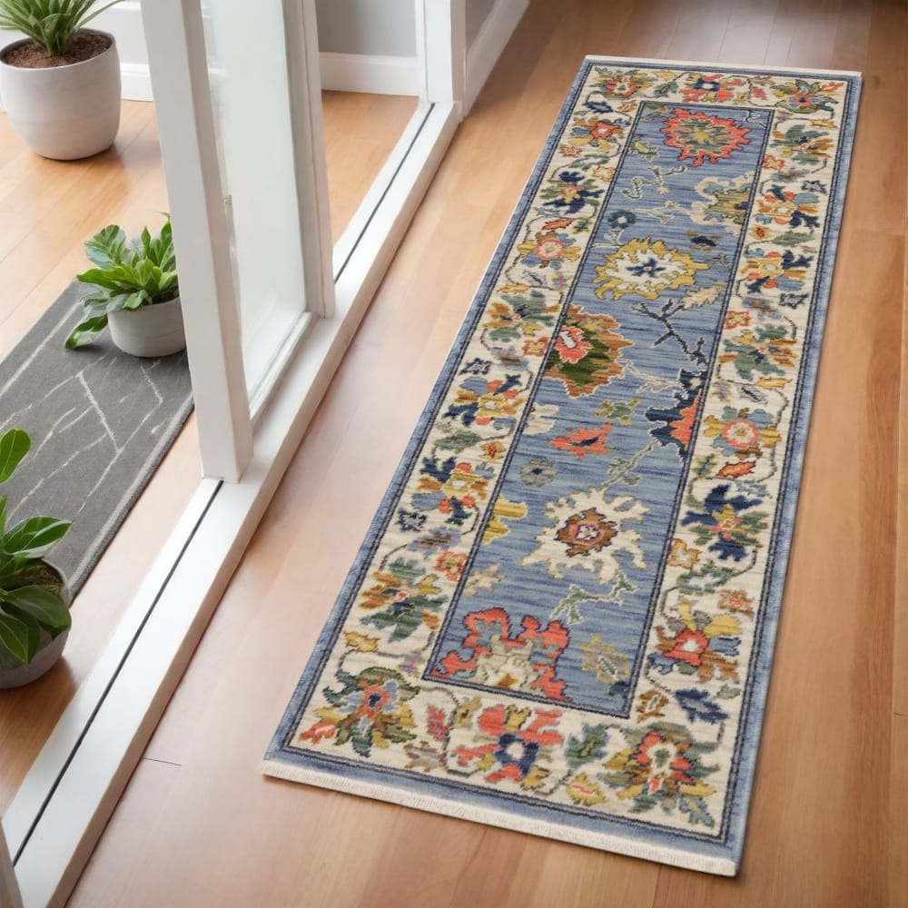 HomeRoots Oriental Traditional Rectangle Area Rug