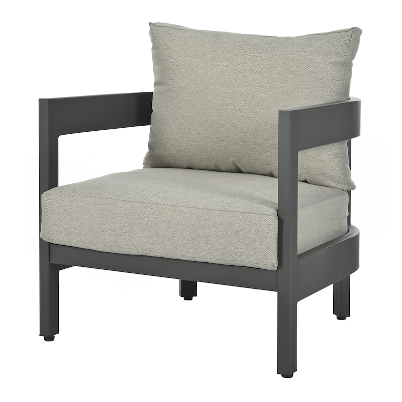 High-Quality Outdoor Seating Set with Thick Cushions