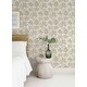 preview thumbnail 3 of 5, A-Street Prints Tortuga Gold Coral Weave Wallpaper