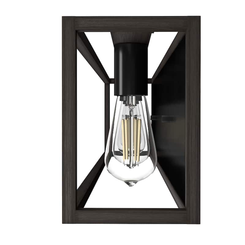 Hunter Squire Manor 4-Light Vanity Wall Light - Modern Farmhouse, Transitional - Damp Rated!