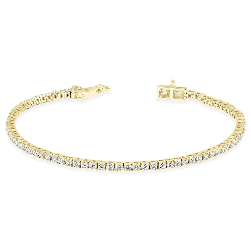 Marquee 2 Carat TW Diamond Tennis Bracelet in 14K Yellow Gold