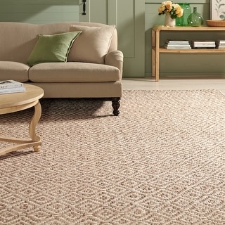 Martha Stewart Handmade Dieuwertje Contemporary Jute Rug