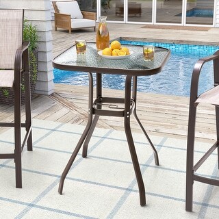 Napa 60 Inch Espresso Outdoor Patio Dining Table Bed Bath Beyond 26423323