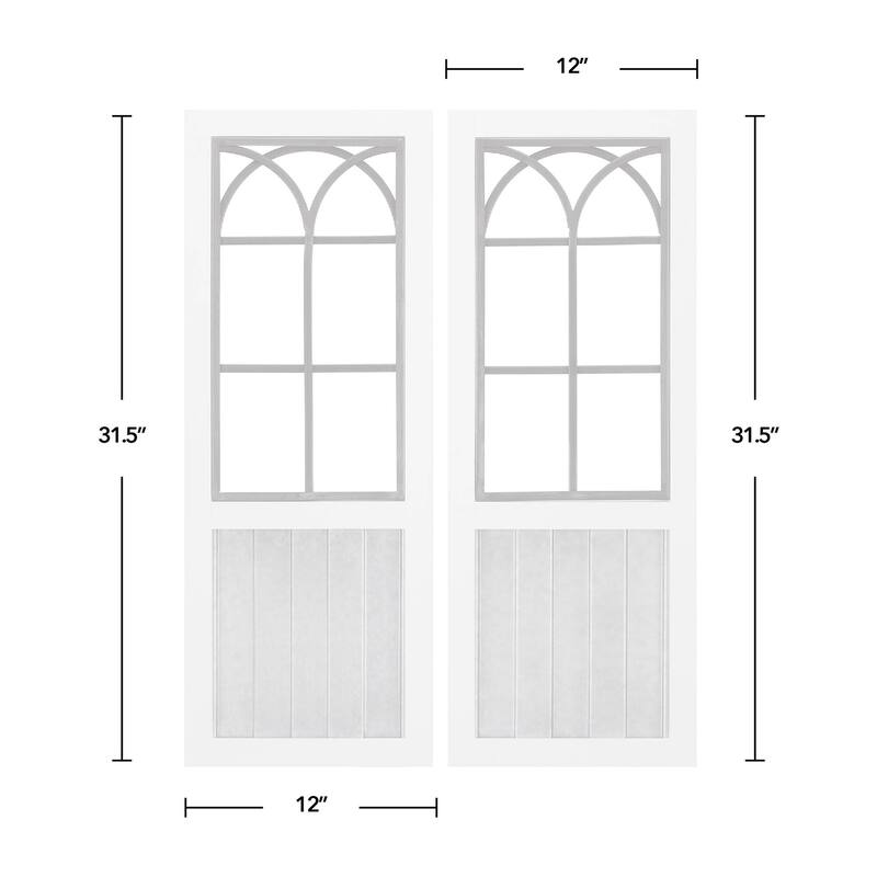 FirsTime & Co. Willow Farmhouse Window Wall Plaque Set