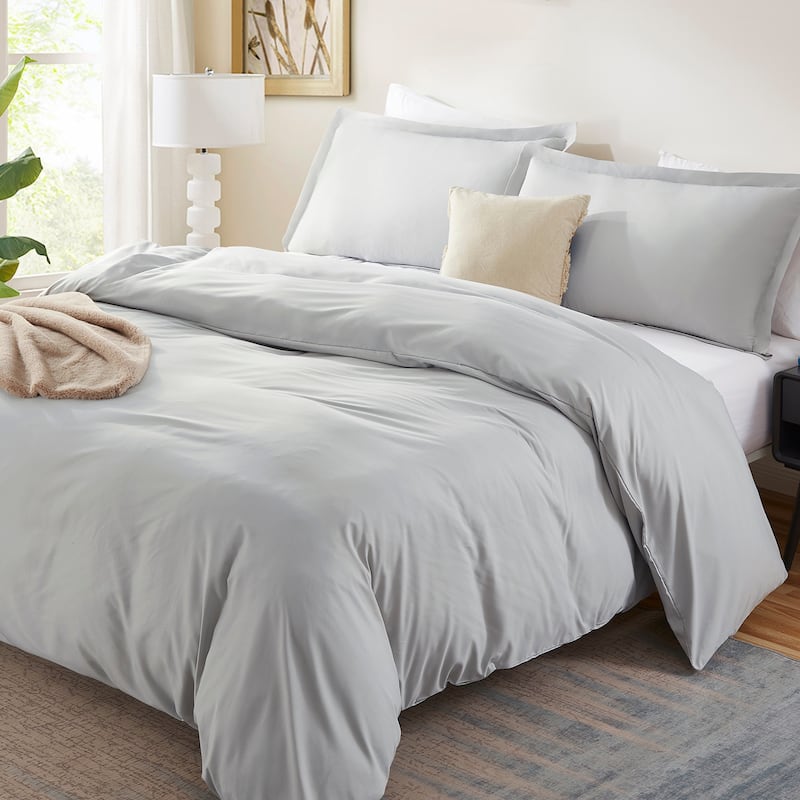 Emperyan 7 PC Bedding Set, Luxury Microfiber Duvet Cover With Sheets Bed Sets