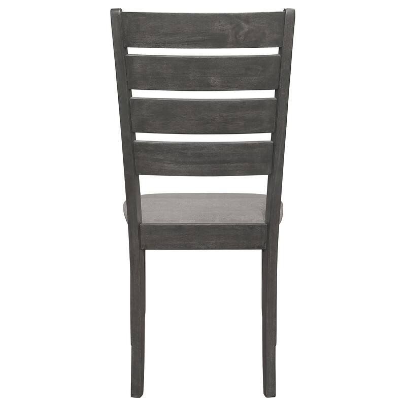 Wooden Padded Seat Side Chairs,Dining Chair (Set of 2)