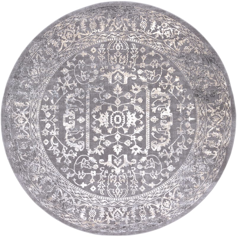 Livabliss Tate Vintage Medallion Area Rug