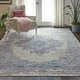 preview thumbnail 22 of 135, Nourison Grafix Distressed Vintage Medallion Area Rug 7' x 10' - Ivory/Pink