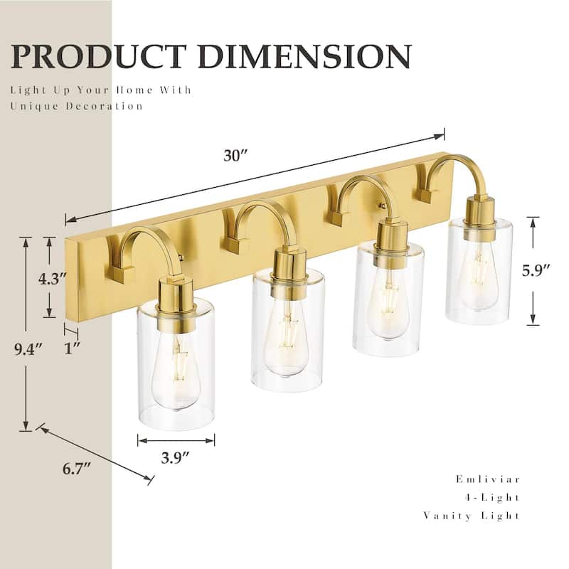 Bathroom Vanity Light Fixtures - Farmhouse Wall Light for Bathroom