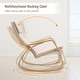 preview thumbnail 21 of 20, Costway Set of 2 Bentwood Rocking Chair Relax Rocker Lounge Chair