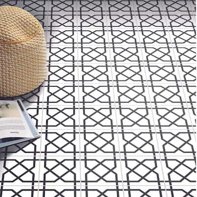 Gatsby 6x6 Matte Porcelain Encaustic Tile - Floor, Wall & Backsplash