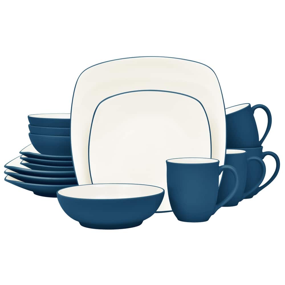 Noritake Colorwave 16-Piece Square Set, Service For 4