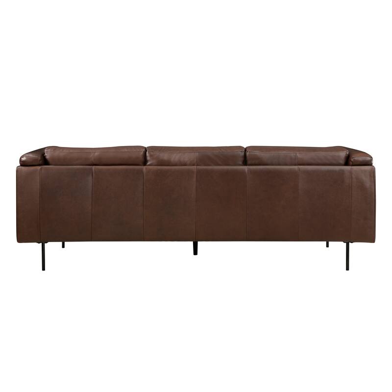 Nottawa Leather Living Room Sofa