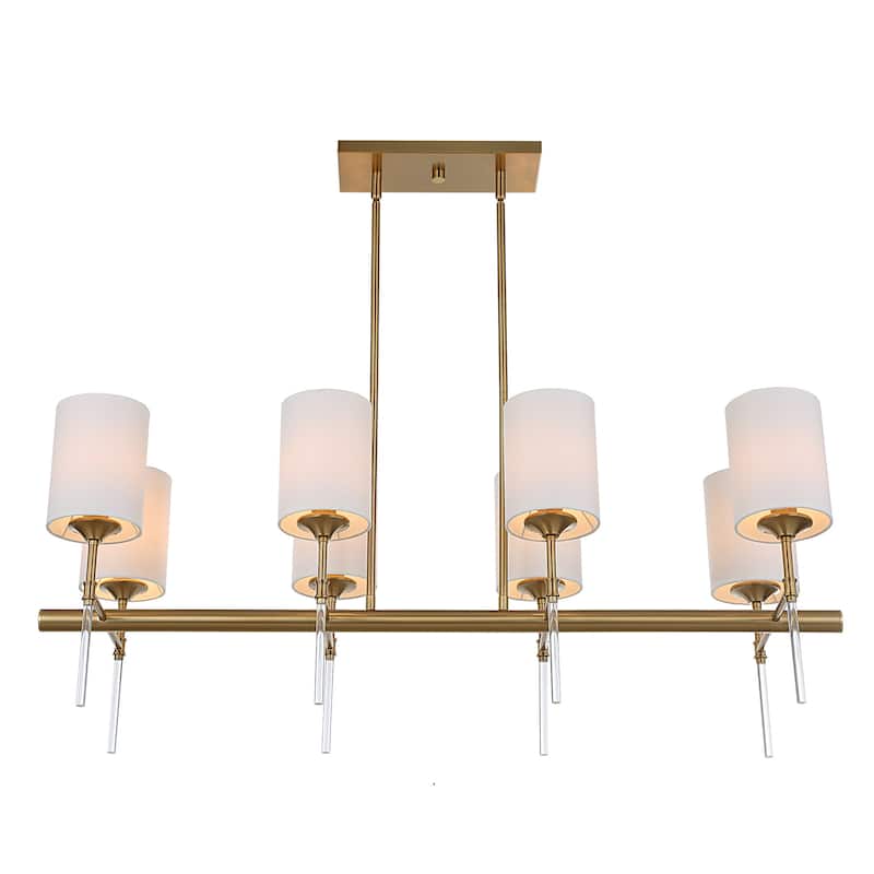 Uttermost 21388 Awyr 8 Light 44" Wide Linear Chandelier
