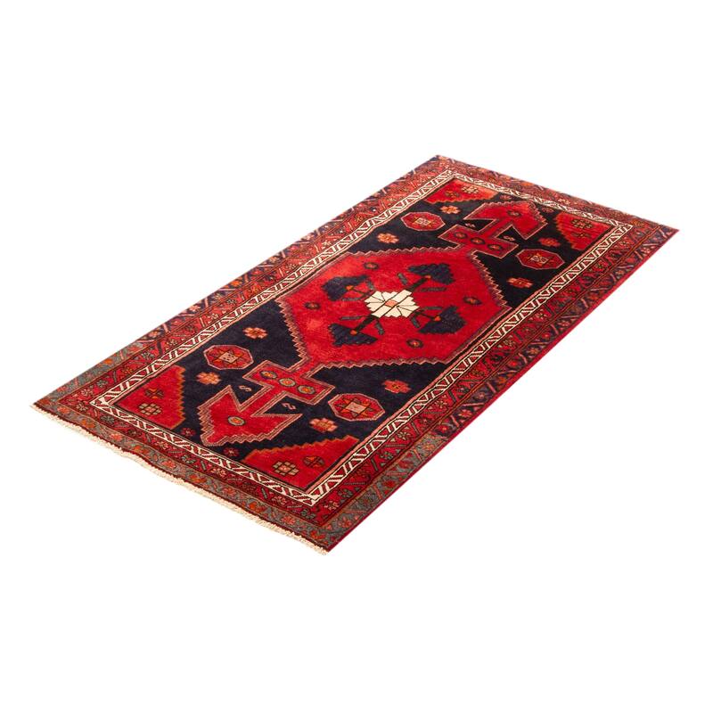 ECARPETGALLERY Hand-knotted Anadol Red Wool Rug - 3'5 x 6'3