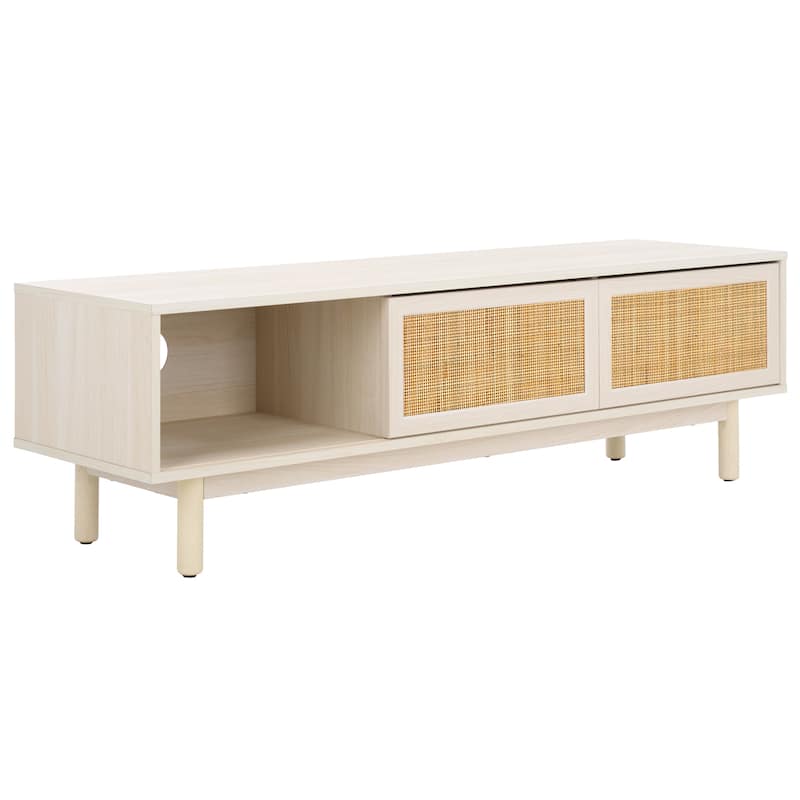 SAFAVIEH Home Aino 2 Door Media Stand - 53Wx15Dx16H