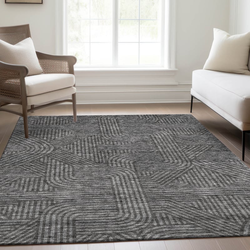 Premium Washable Super Soft Modern Geo Mayfield Rug