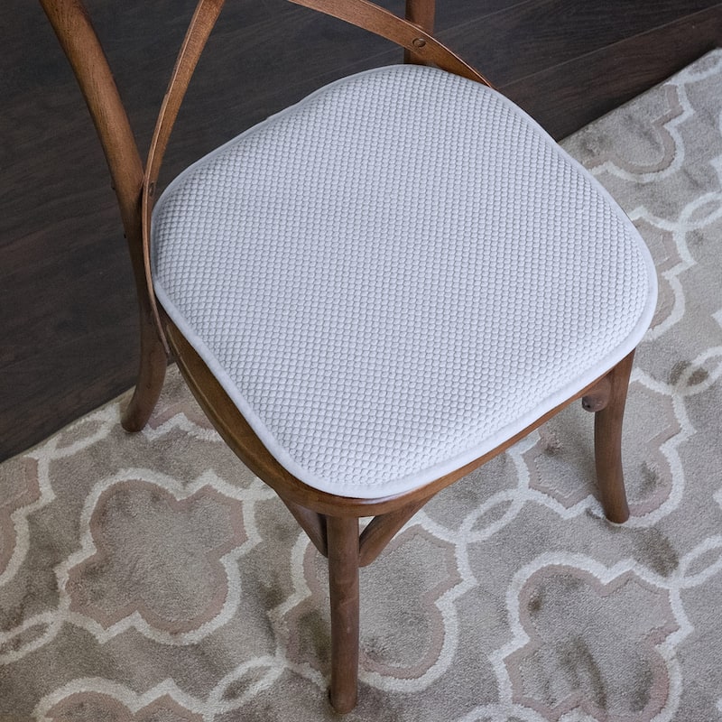 16-in. Square Non-slip Memory Foam Seat Cushions (2 OR 4)