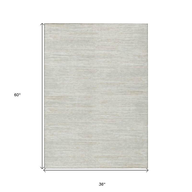 HomeRoots Striped Transitional Rectangle Outdoor Rug