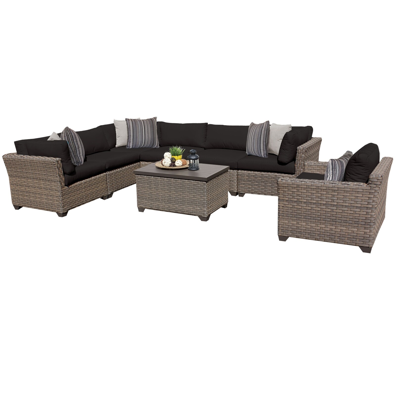 Monterey 8 piece sectional set with cushions discount