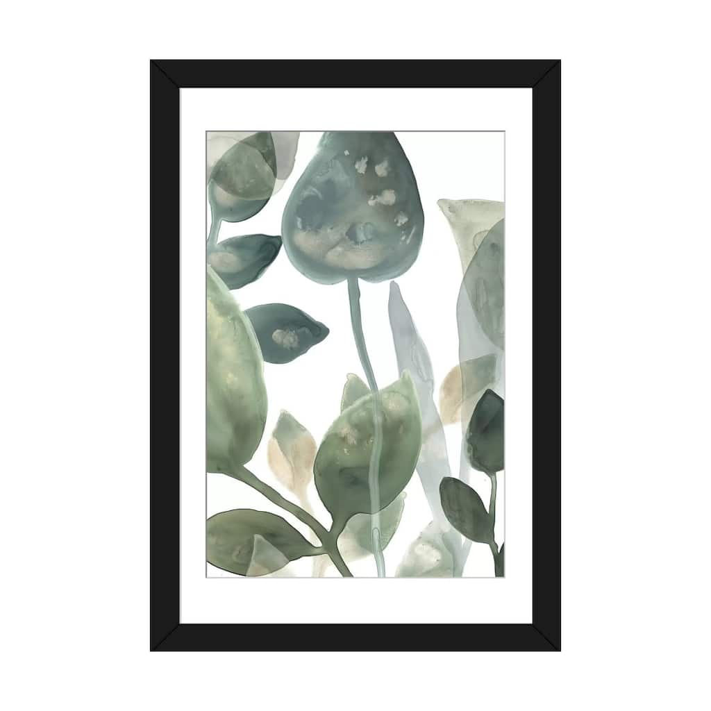 iCanvas "Water Leaves I" by June Erica Vess