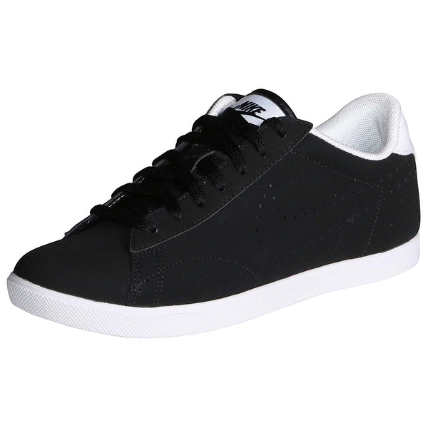black leather womens tennis shoes