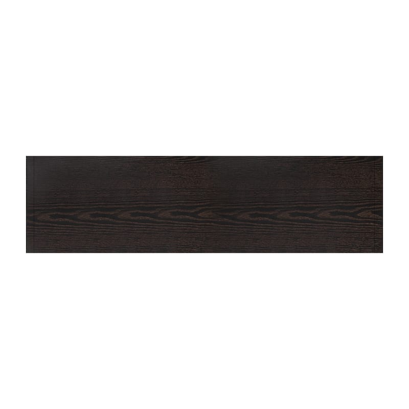 Roomfitters Wood Storage Cabinet with Three Tempered Glass Doors and Adjustable Shelf, Suitable for Living Room