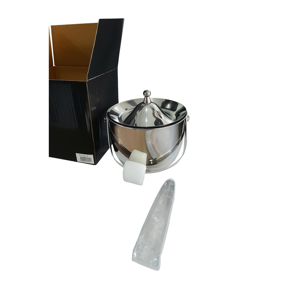 Double Wall Ice Bucket with Cone Lid: 1.5 Litre